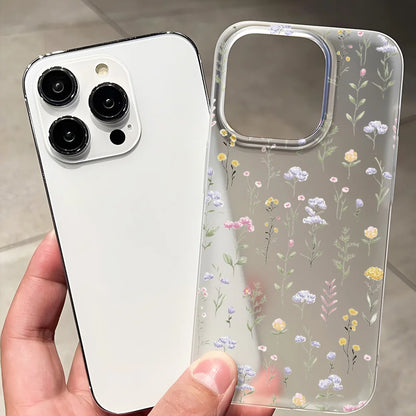 Transparent Matte TPU Shockproof Case for iPhone