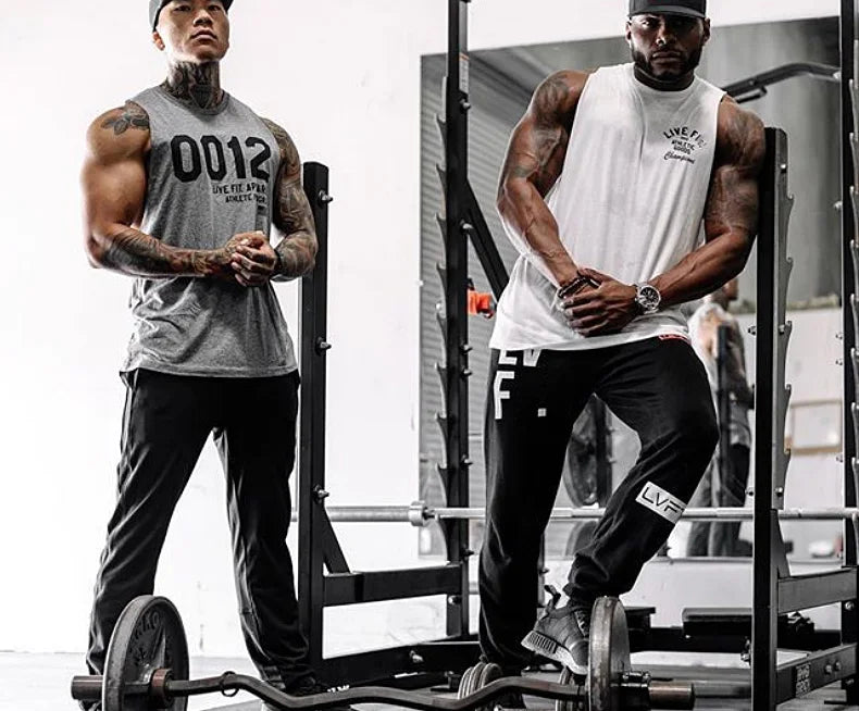 Men’s Cotton Gym Tank Top – Sleeveless, Athletic Fit, Breathable Comfort