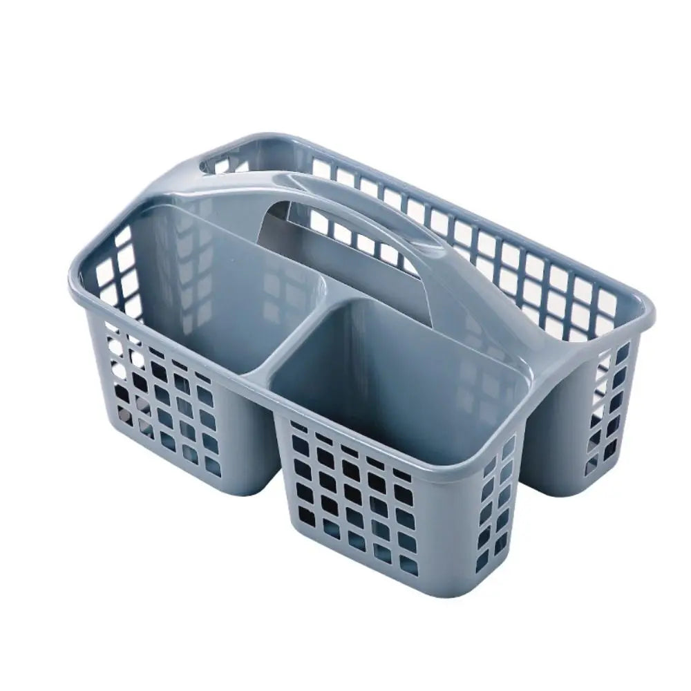 Multi-Purpose Plastic Storage Basket – Foldable, Portable & Durable for Dorms, Bathrooms, & Laundry