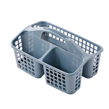Multi-Purpose Plastic Storage Basket – Foldable, Portable & Durable for Dorms, Bathrooms, & Laundry