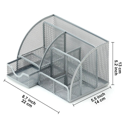 Large Capacity Metal Pen Holder