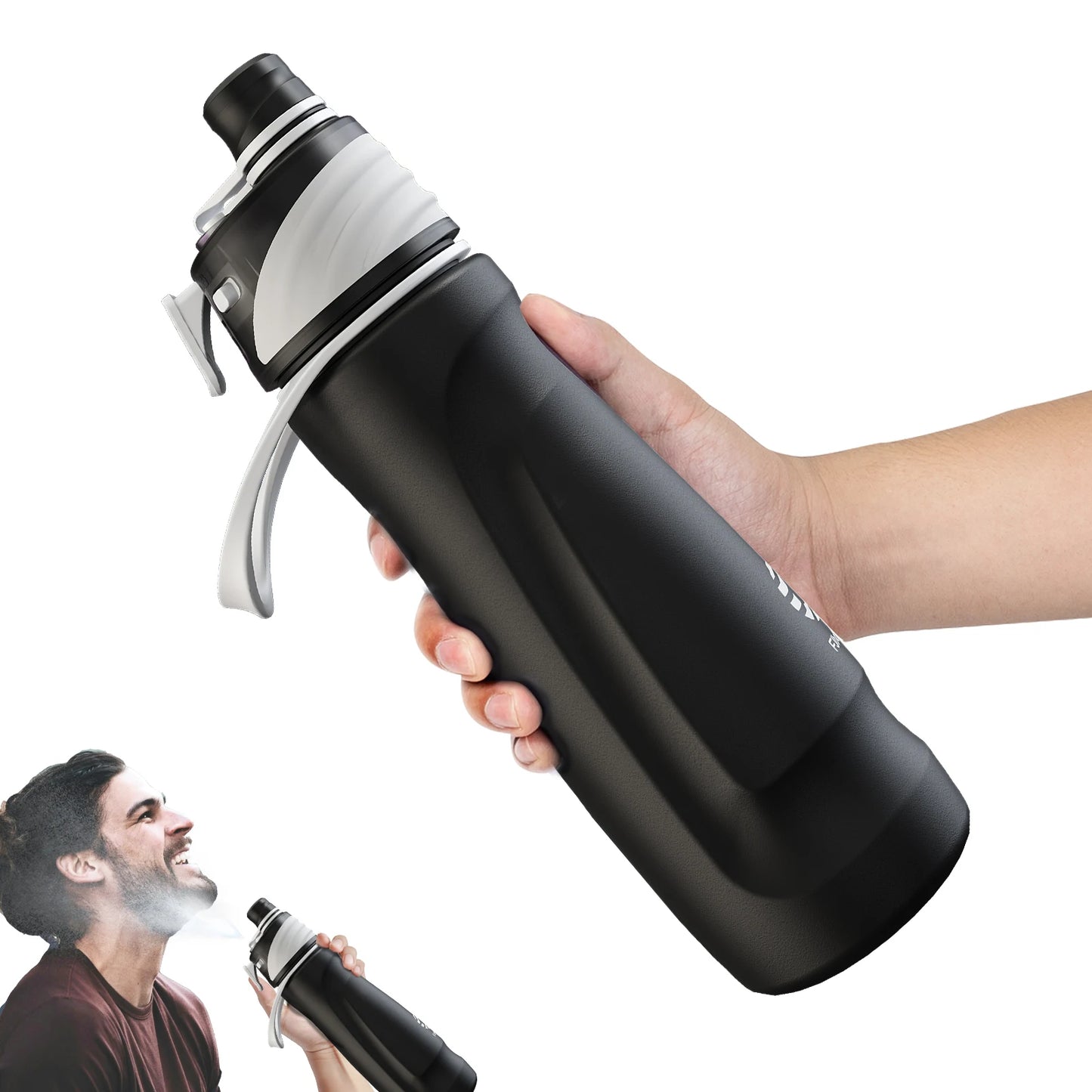 750ml Stainless steel Spray Water Bottle