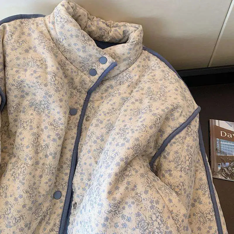 UniVibe Cotton Fall/Winter Coat Soft Crushed Splice Design