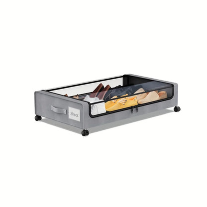 Rolling Underbed Storage Lockers – Space-Saving Pull-Out Containers with Wheels for Dorms & Small Rooms