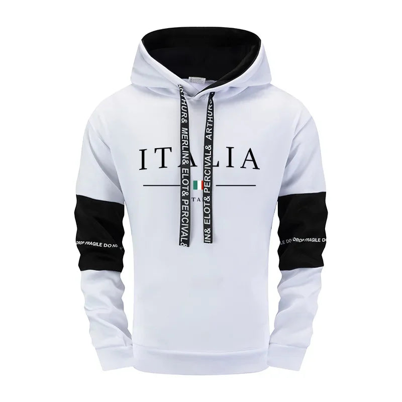 Mens Tracksuit Outdoor Quality Autumn Winter Simple Casual Sports Hooded Single Sweatshirts And Sweatpant Comfort Sports Fitness