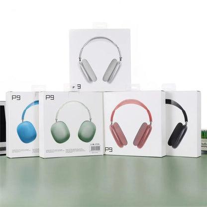 P9 Wireless Bluetooth Headset – Noise Cancelling, Gaming & Outdoor Sports Headphones with Mic