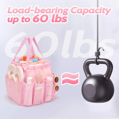 UniVibe Mesh Shower Caddy Portable Dorm Room & Travel Organizer