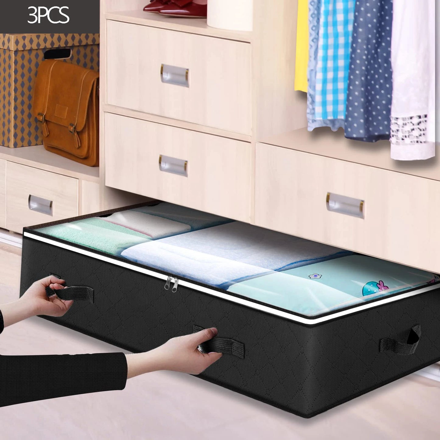 Foldable Blanket Storage Bag