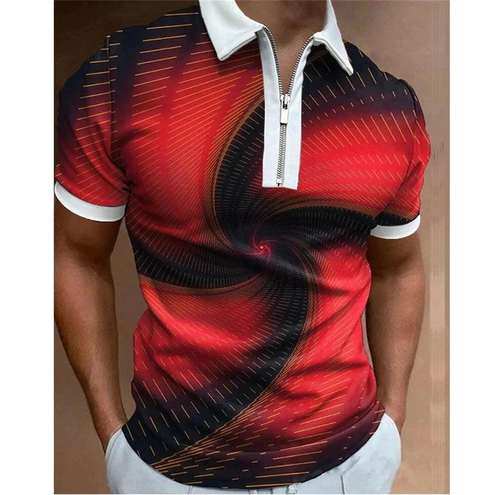 Men’s Summer Polo Shirt – Casual Short Sleeve Golf & Streetwear Top