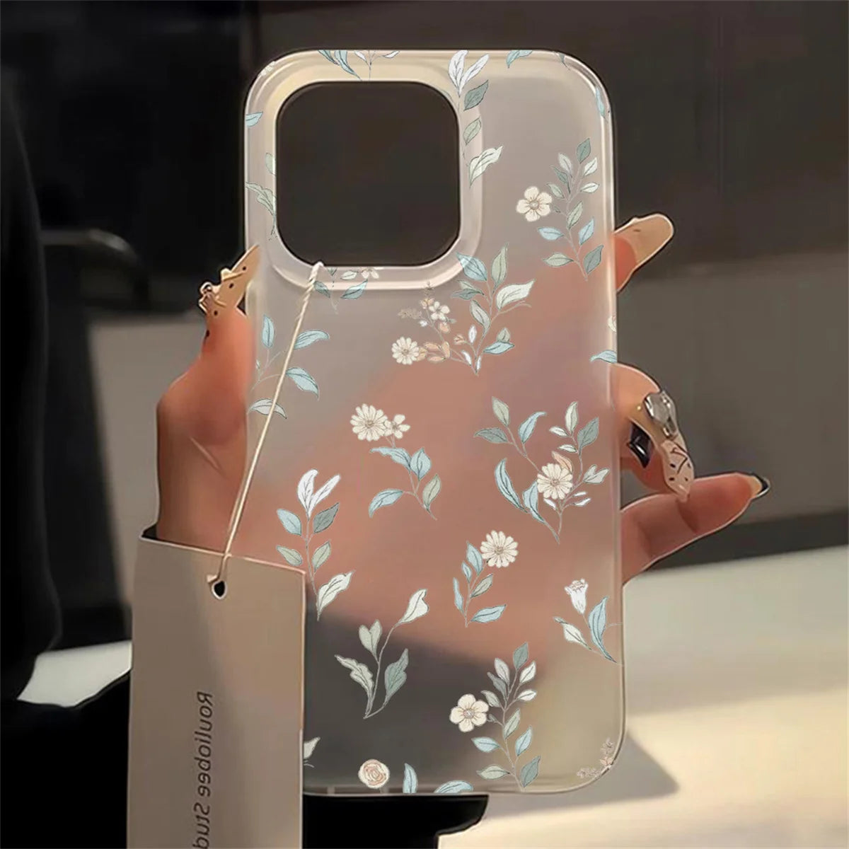 Transparent Matte TPU Shockproof Case for iPhone