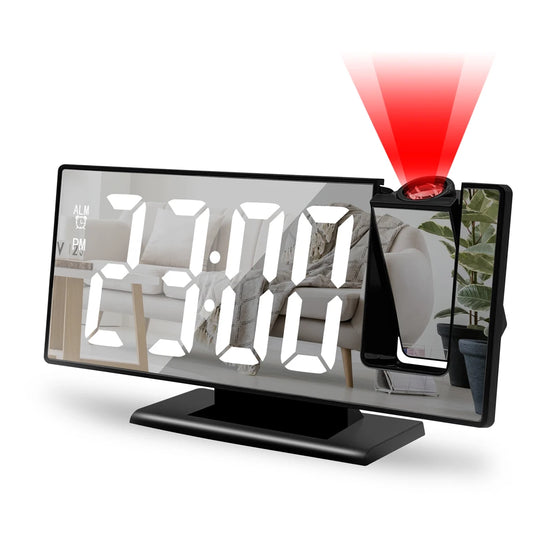 180° Projection LED Alarm Clock