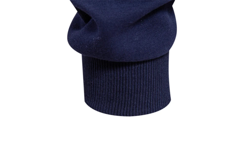 UniVibe Men’s Polo Neck Cotton Sweatshirt Autumn Casual & Social Wear