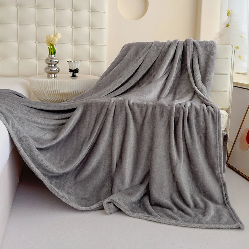 Super King Thicker Fleece Throw Blanket
