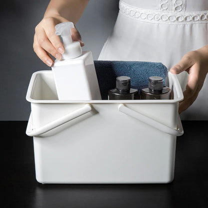 Portable Drainable Bath Basket – Large Capacity Shower Caddy for Dorm & Bathroom