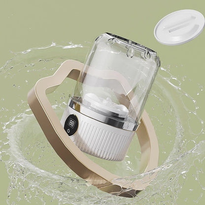 Mini Portable Washing Machine – USB Rechargeable Washer for Dorms & Travel