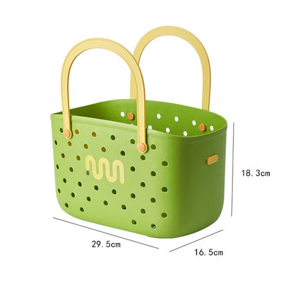 Student Dorm Wash Basin Set – Multi-Purpose Plastic Bowl for Bathing, Laundry & Dorm Use