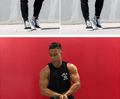 Men’s Cotton Gym Tank Top – Sleeveless, Athletic Fit, Breathable Comfort