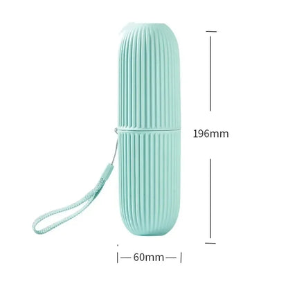 Portable Toothbrush Cup – Toothpaste Holder & Storage Case for Travel or Home Use