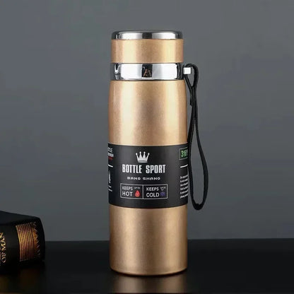 1L Stainless Steel Thermal Water Bottle – Hot & Cold Insulated Travel Thermos UniVibeshop.com
