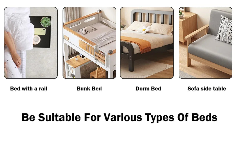 Bedside Shelf for Bunk & Loft Beds – College Dorm & Kids Room Essentials