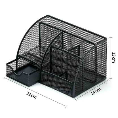 Large Capacity Metal Pen Holder