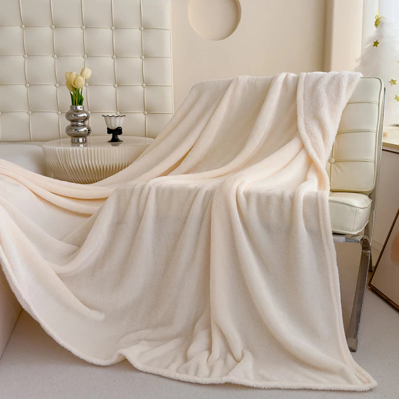 Super King Thicker Fleece Throw Blanket