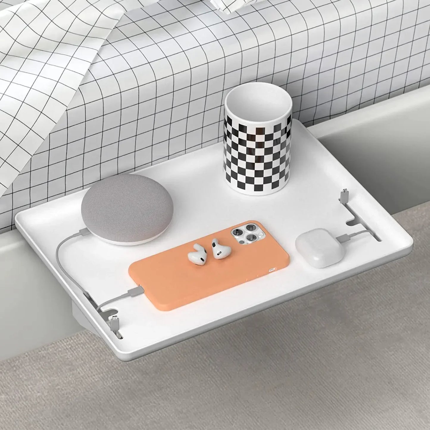 Bedside Shelf for Bunk & Loft Beds – College Dorm & Kids Room Essentials
