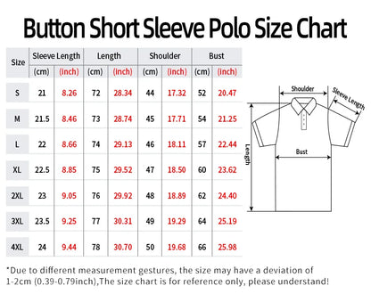 Men’s Summer Polo Shirt – Casual Short Sleeve Golf & Streetwear Top