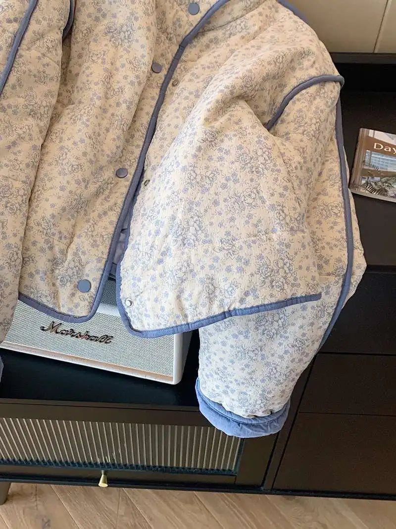 UniVibe Cotton Fall/Winter Coat Soft Crushed Splice Design