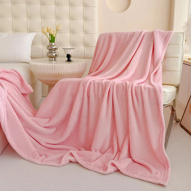 Super King Thicker Fleece Throw Blanket