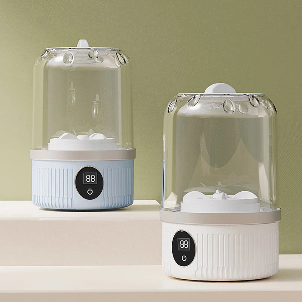 Mini Portable Washing Machine – USB Rechargeable Washer for Dorms & Travel