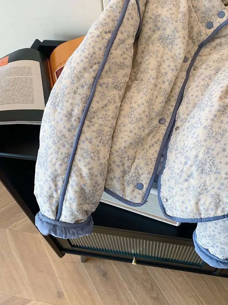 UniVibe Cotton Fall/Winter Coat Soft Crushed Splice Design