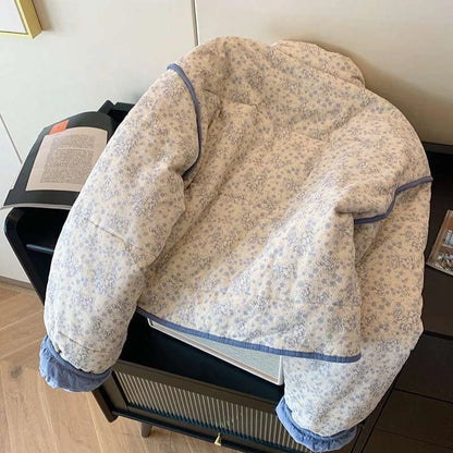 UniVibe Cotton Fall/Winter Coat Soft Crushed Splice Design