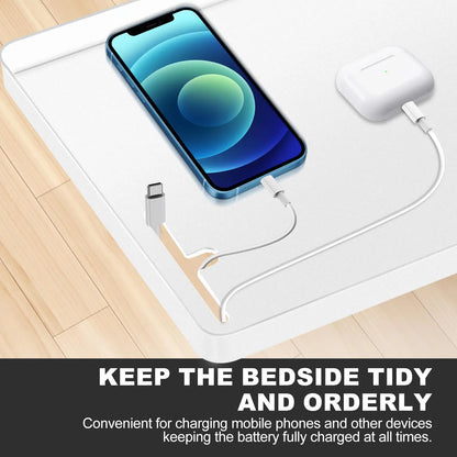 Bedside Shelf for Bunk & Loft Beds – College Dorm & Kids Room Essentials
