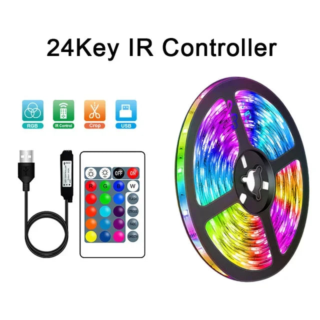 RGB LED Strip Lights – App + Bluetooth Control | UnivibeShop