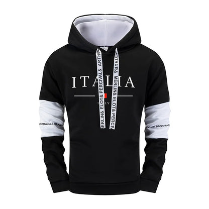 Mens Tracksuit Outdoor Quality Autumn Winter Simple Casual Sports Hooded Single Sweatshirts And Sweatpant Comfort Sports Fitness