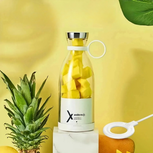 Stay refreshed with this stylish fruit infuser water bottle, featuring a clear design and yellow fruit pieces for a tropical twist. Made from BPA-free plastic with a secure leak-proof lid, it's perfect for staying hydrated at school, work, or on the go. Add your favorite fruits for a burst of natural flavor all day long!
