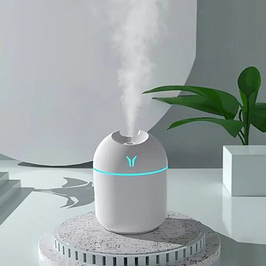 Refresh your space and breathe easier with this USB Mini Air Humidifier. Compact, sleek, and ultra-quiet, it’s perfect for students, dorm rooms, desks, or travel.

🌫️ Features:
- Ultrasonic Cool Mist: Keeps the air moist and fresh
- Portable & USB-Powered: Plug into a laptop, power bank, or wall adapter
- Quiet Operation: Works silently to avoid disturbing sleep or study
- LED Night Light: Soft glow adds a cozy vibe to your room
- Easy to Use: One-button control and simple refill system

Perfect for dry do