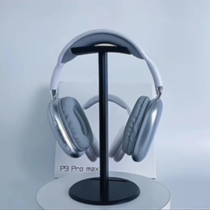 Enjoy immersive sound with these sleek wireless over-ear headphones, designed for comfort and clarity. Comes with a stylish stand that doubles as a charging dock, keeping your desk clutter-free. Perfect for study sessions, gaming, or zoning out to your favorite playlist in style.
