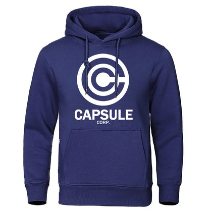 Oversized hip hop Capsule hoodie in streetwear style for men, casual and relaxed fit.

